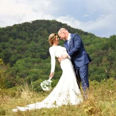 A Beautiful Front Lawn Wedding in Franklin, West Virginia